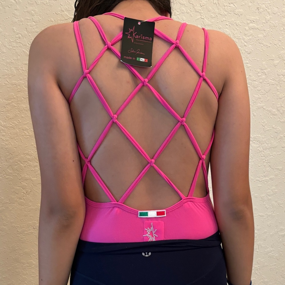 Pink karisma bodysuit - Picture 2 of 2